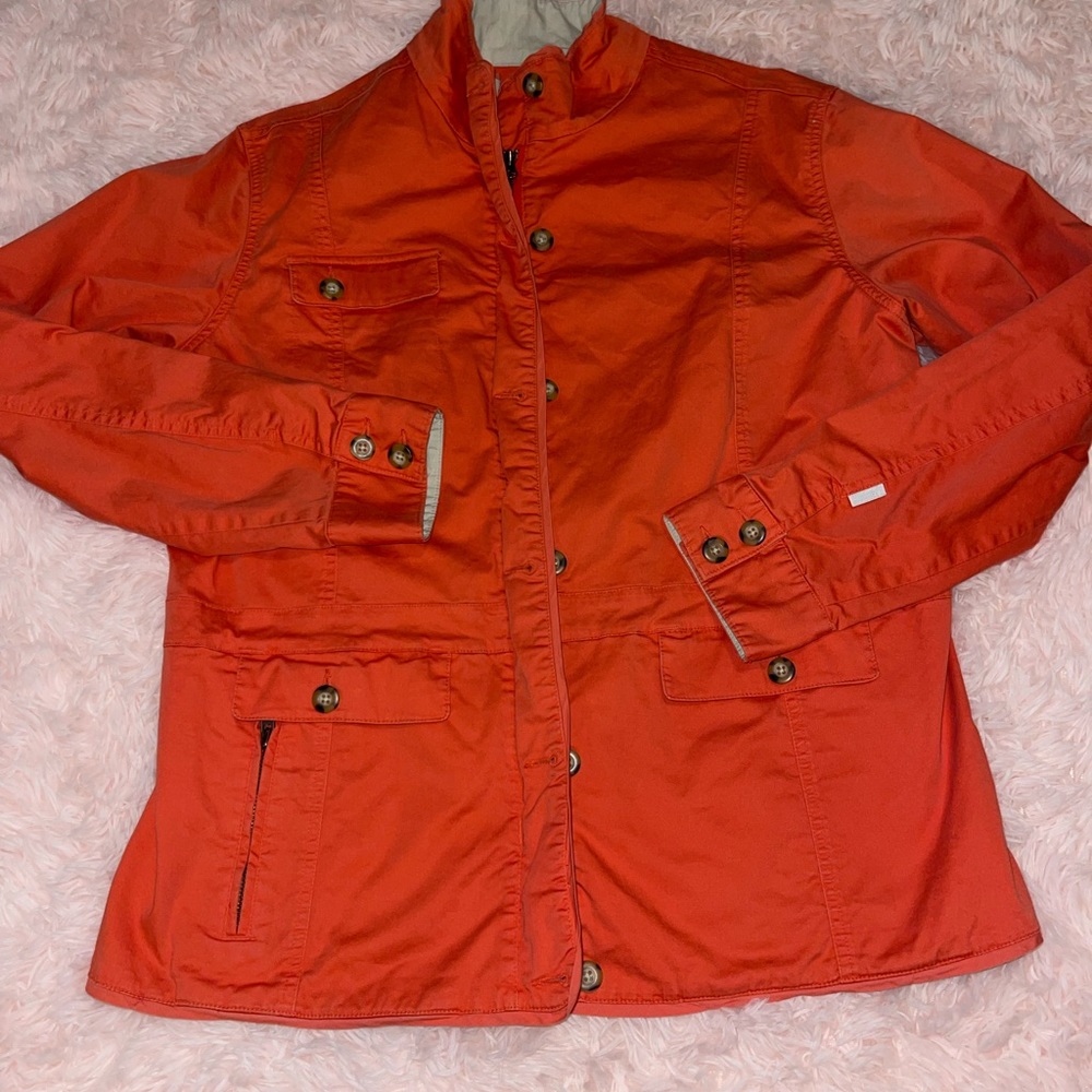 EUC light Columbia jacket sz XL Coral/salmon